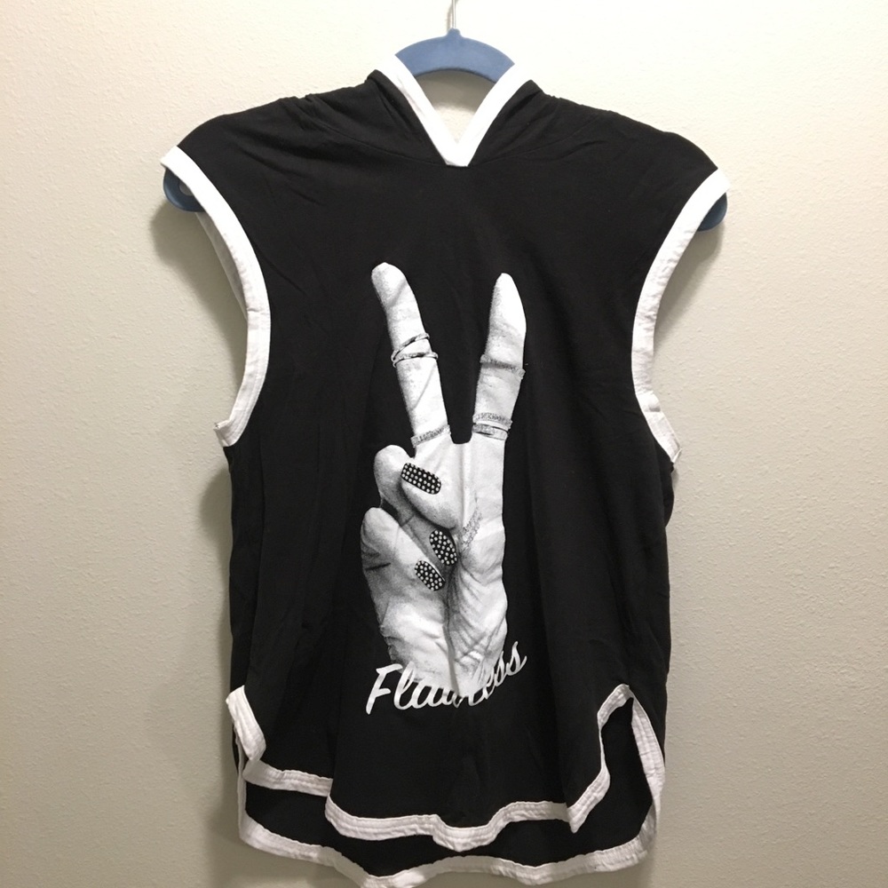 Tank top with hood